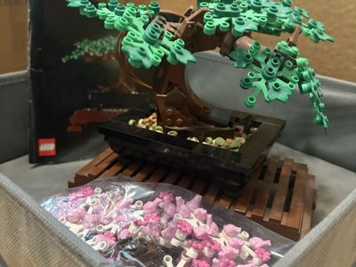 LEGO Creator Expert 10281 Bonsai Tree Botanical Collection Set with Instructions