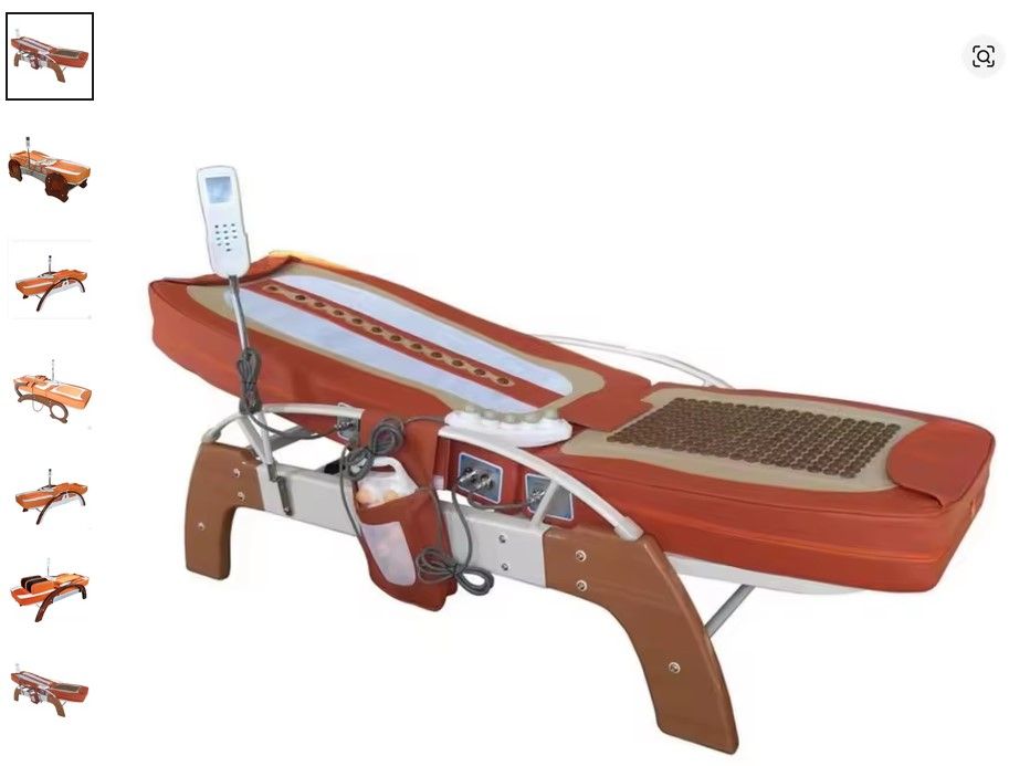 Whole Body Multifunctional Warm Physiotherapy Bed 3D Home Spine Cervical Spine Lumbar Spine Health Jade Electric Massage Table