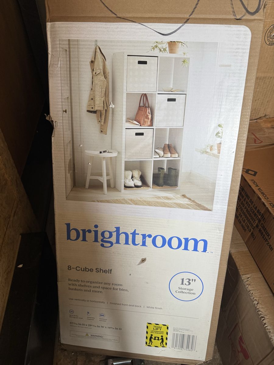 Bright room 8 shelf organizer