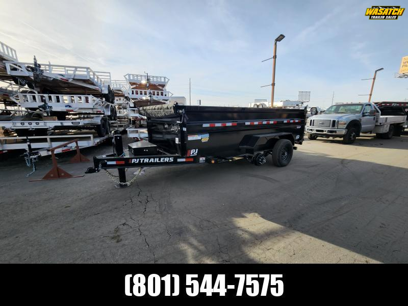 2024 HOLD OVER STOCK: PJ Trailers 7X14 DM 3' Side Hydraulic Jack Dump Trailer