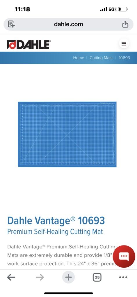 Dahle 24x36 Vantage Cutting Mat