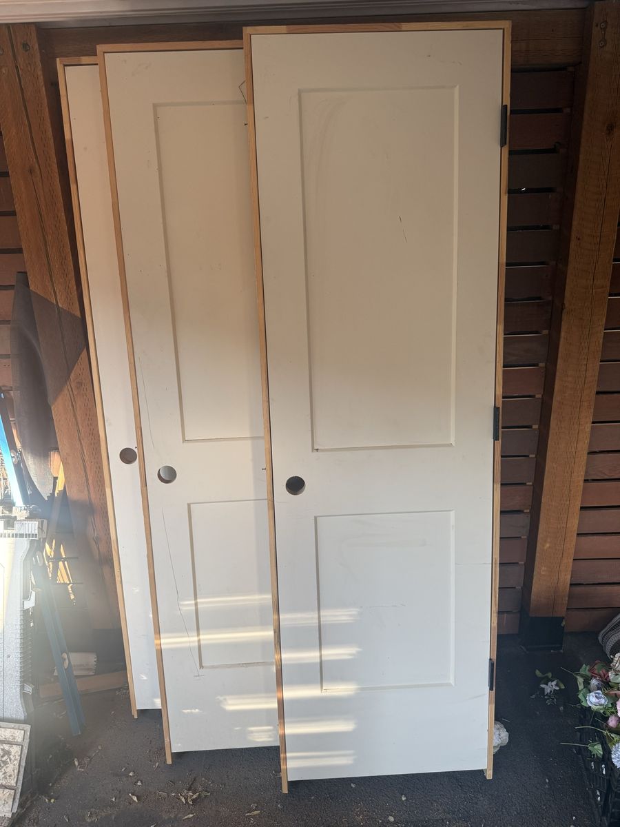 24”x80” Pre Hung 2 Panel Hollow Wood doors