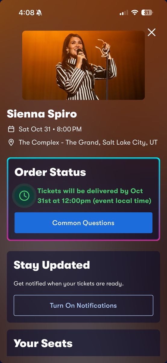 Sierra Spiro 10:31 show 