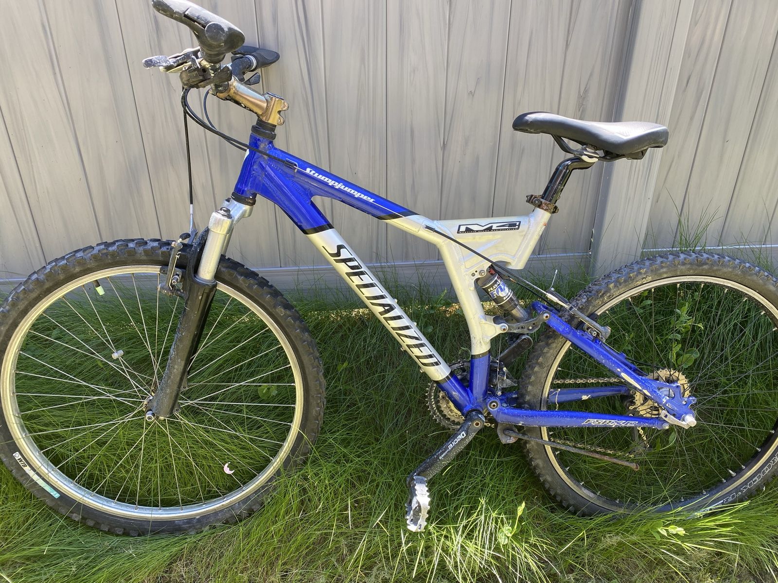 Specialized Stumpjumper FSR M4 Full Suspension Mountain Bike - Blue/Silver