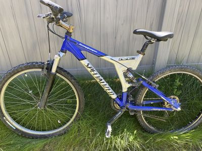 Specialized Stumpjumper FSR M4 Full Suspension Mountain Bike - Blue/Silver