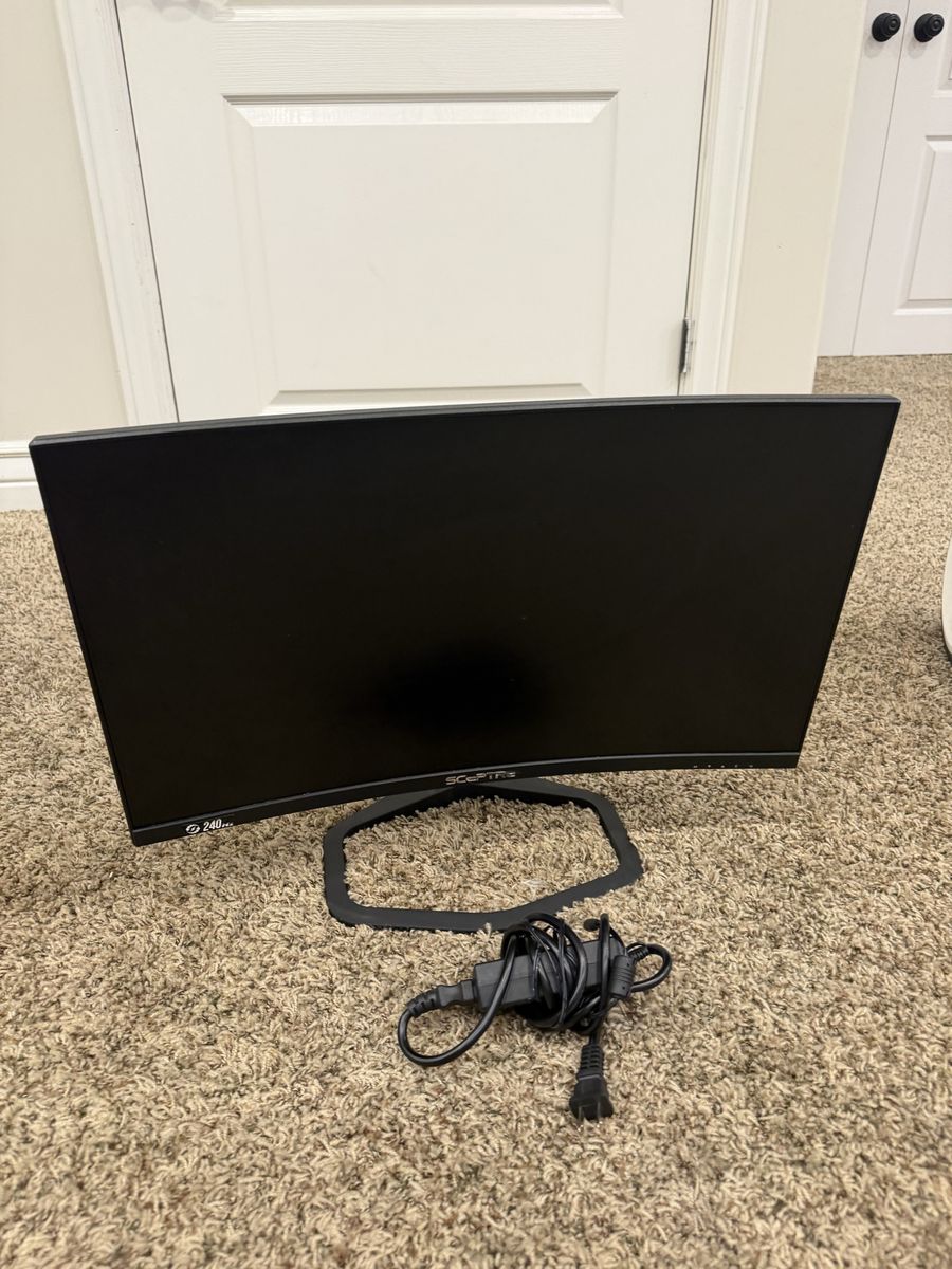 Sceptre Curved 240Hz Gaming Computer Monitor with Power Adapter