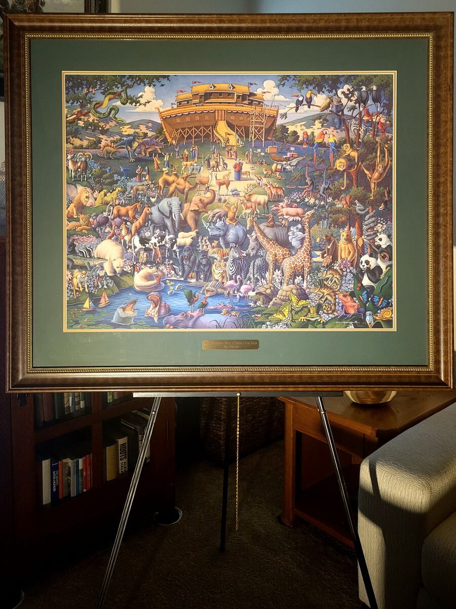"Noah's Ark" Signed by Eric Dowdle 44" x 39"