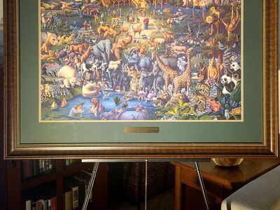 "Noah's Ark" Signed by Eric Dowdle 44" x 39"