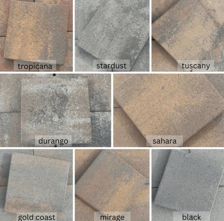 18x18 Concrete Stepping Stones – Multiple Colors Available!