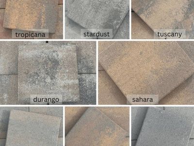 18x18 Concrete Stepping Stones – Multiple Colors Available!