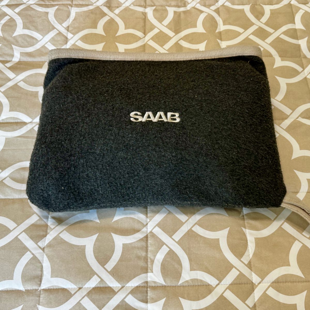 Vintage Saab Travel Blanket / Pillow (50"x60")