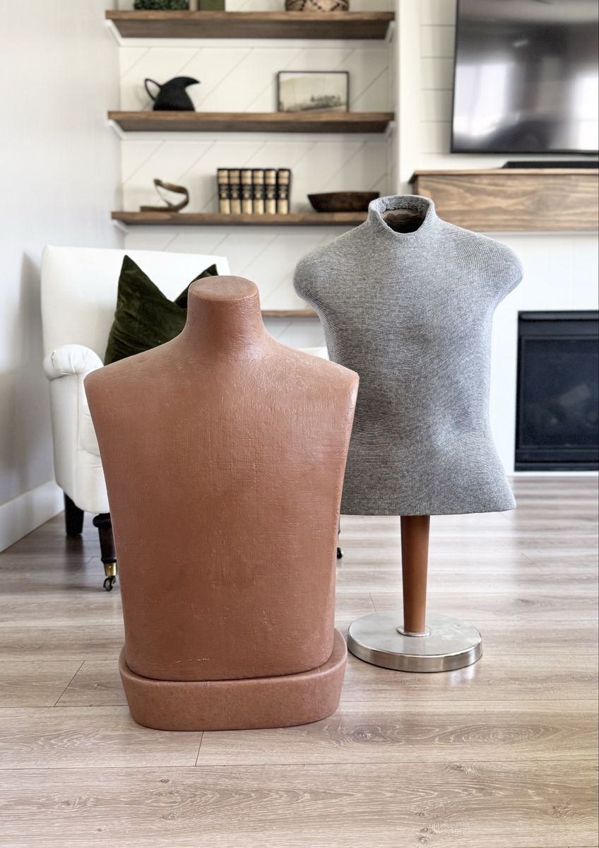 Modern | Contemporary | Art | Male | Torso | Mannequin | Set of 2 | Store | Display | Sewing Room