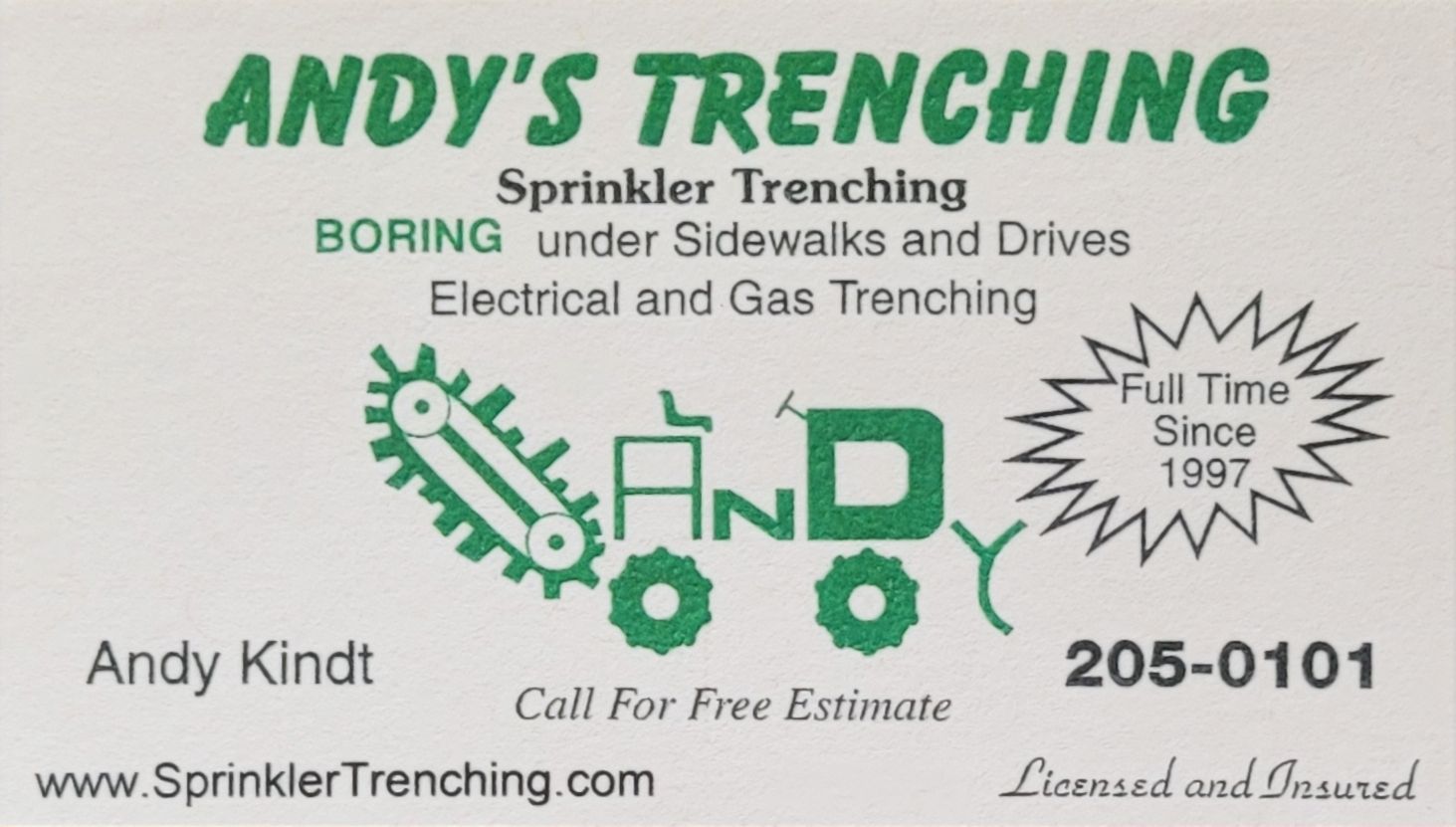 Andy's Trenching