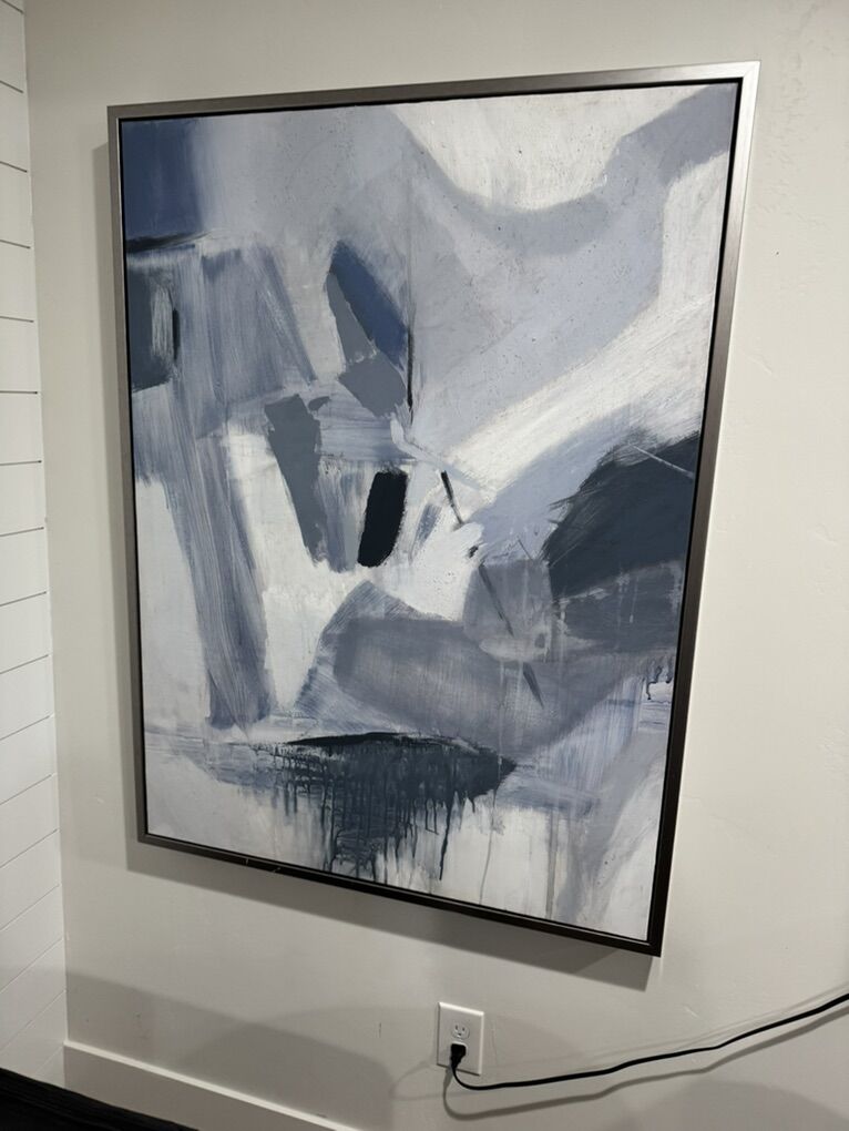 Huge blue Art Modern