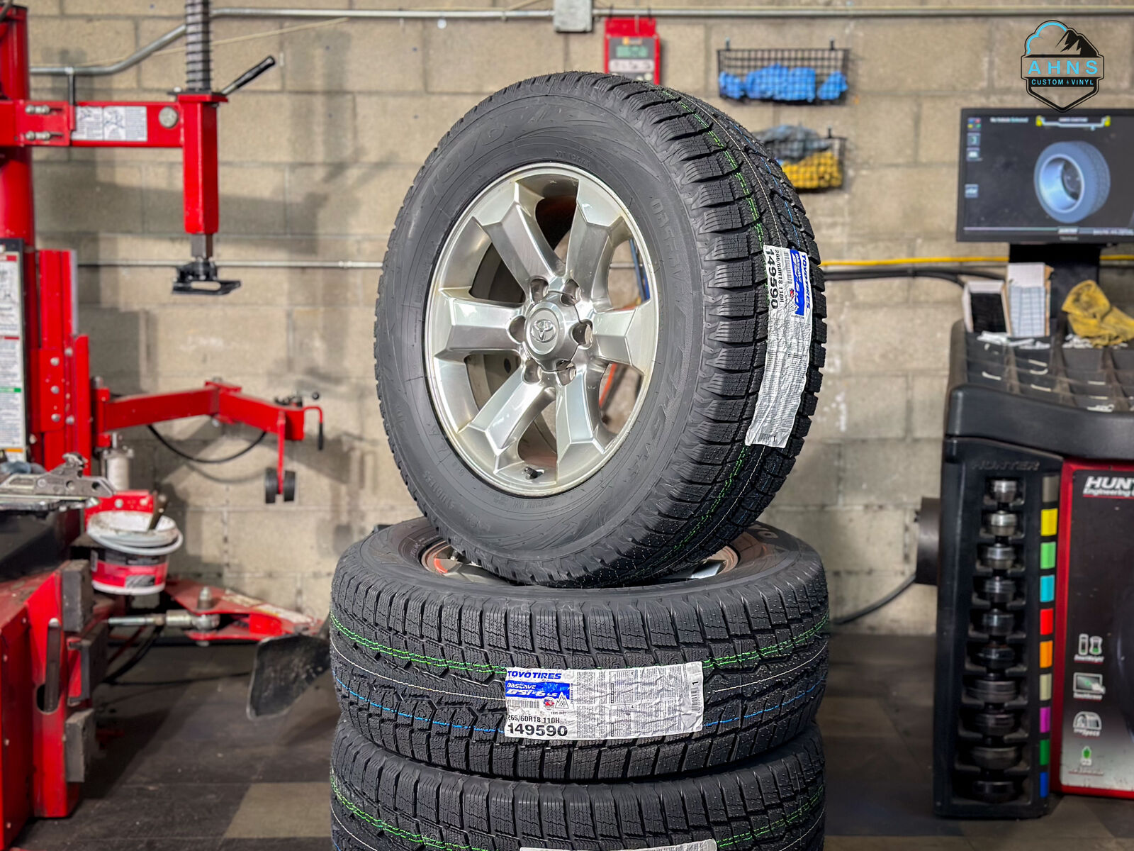 Snow | Toyota 18" Package | 265 60 18 Toyo | Winter Tires | Rims | Lexus | 265/60r18 | 4runner | GX450 | GX460 | Tacoma