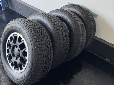 Toyota TRD Wheels & BFGoodrich Trail-Terrain T/A Tires Set of 4