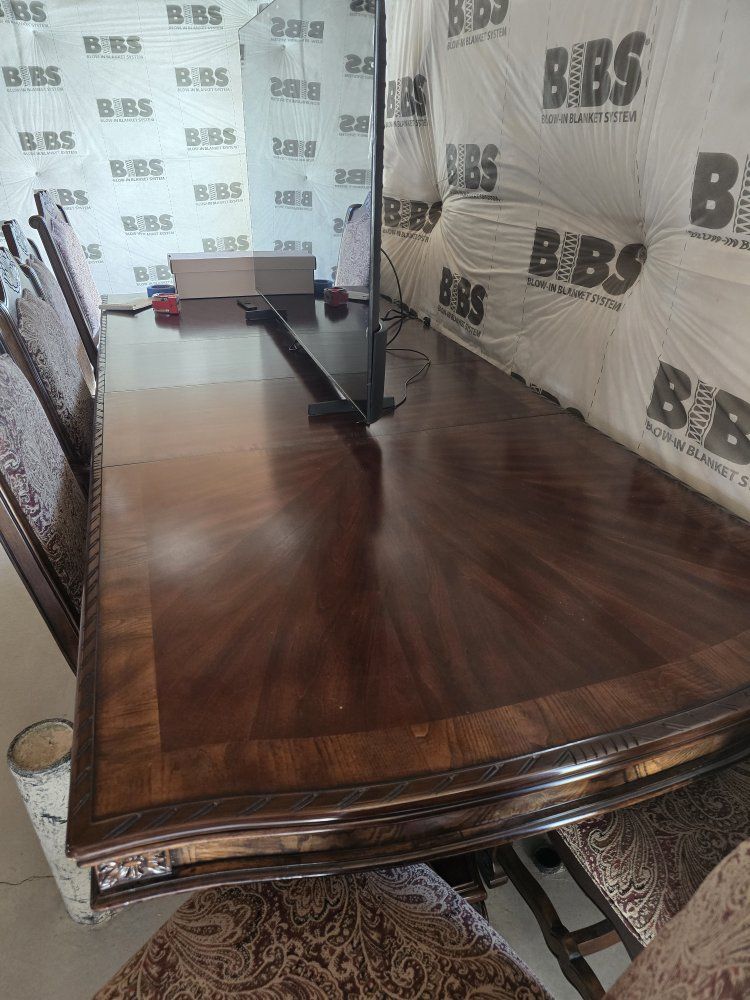 Dining Table Formal with 10 chairs