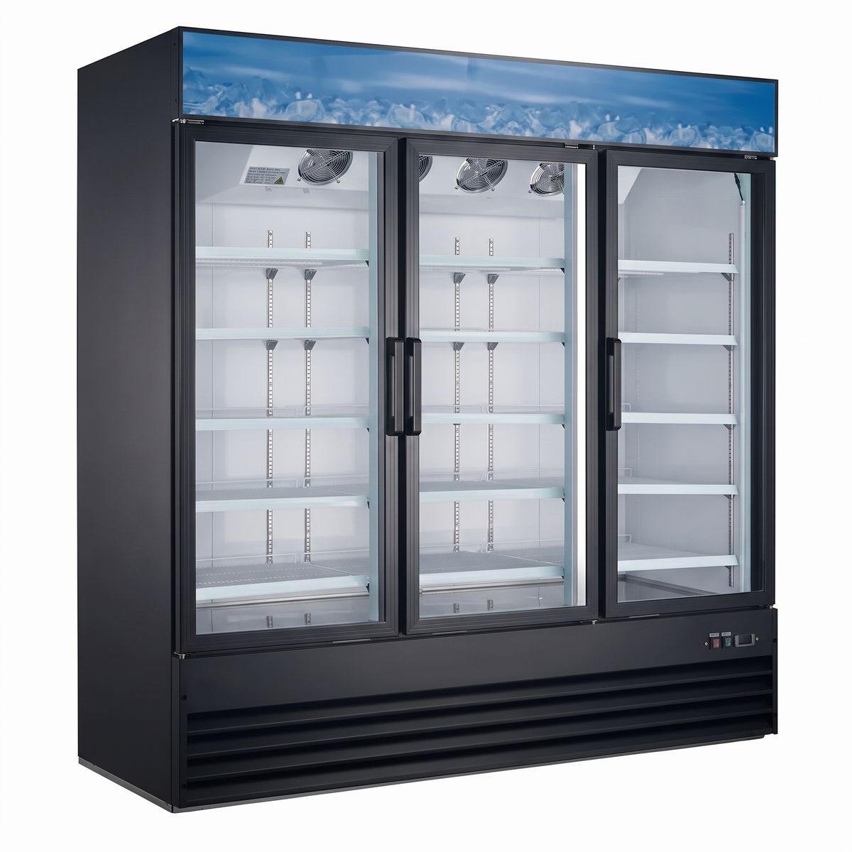 3 Door Glass Merchandiser Refrigerator