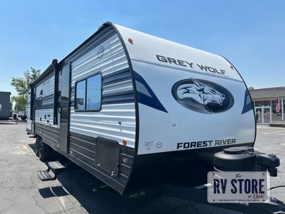 2027 Forest River RV Cherokee Grey Wolf 29TE Travel Trailer Bunkhouse|Front Bedroom|Outdoor Kitchen|Two Entry/Exit Doors|U