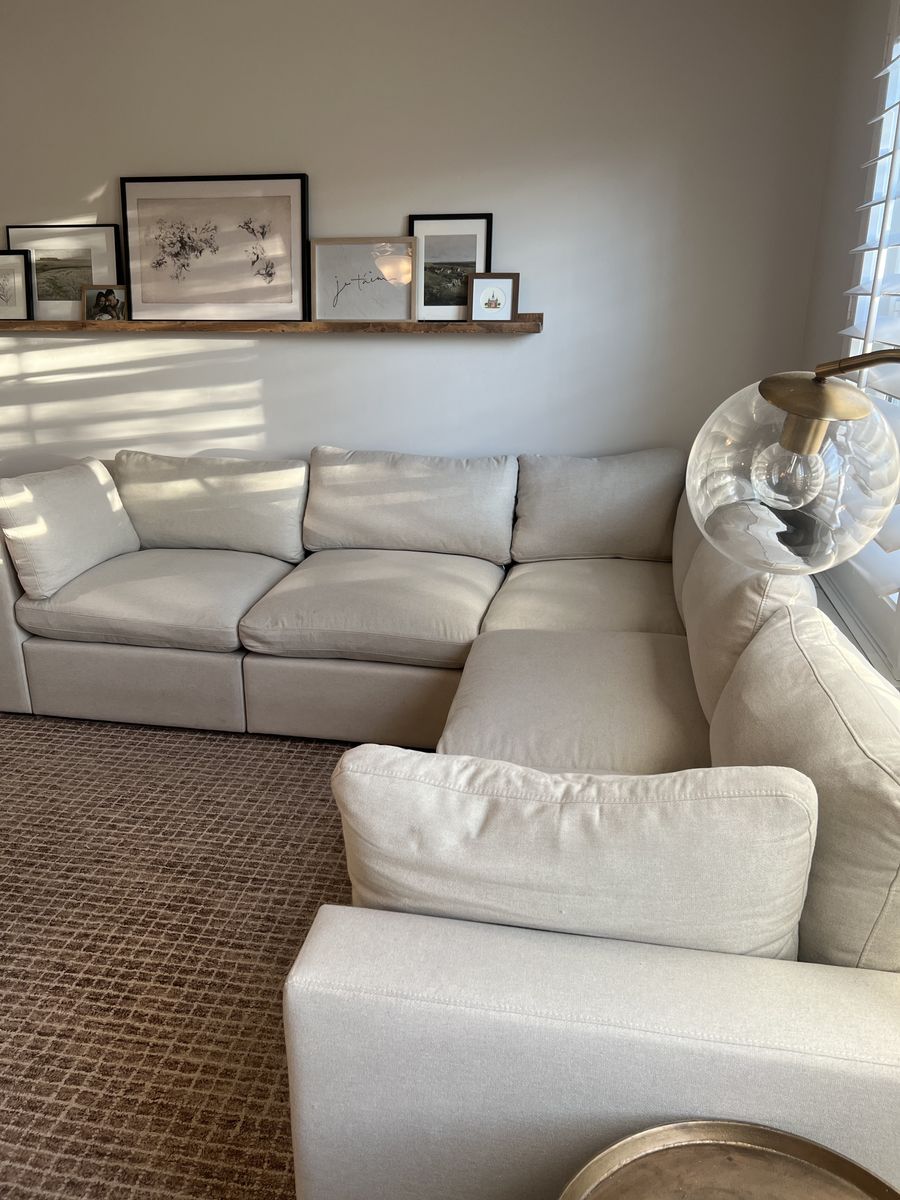 Machine washable sectional