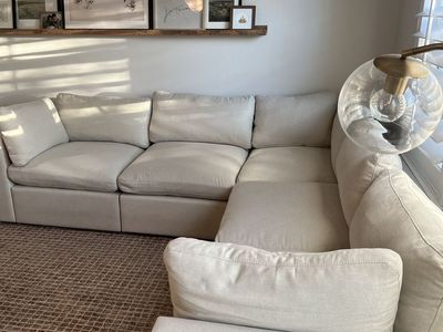 Machine washable sectional