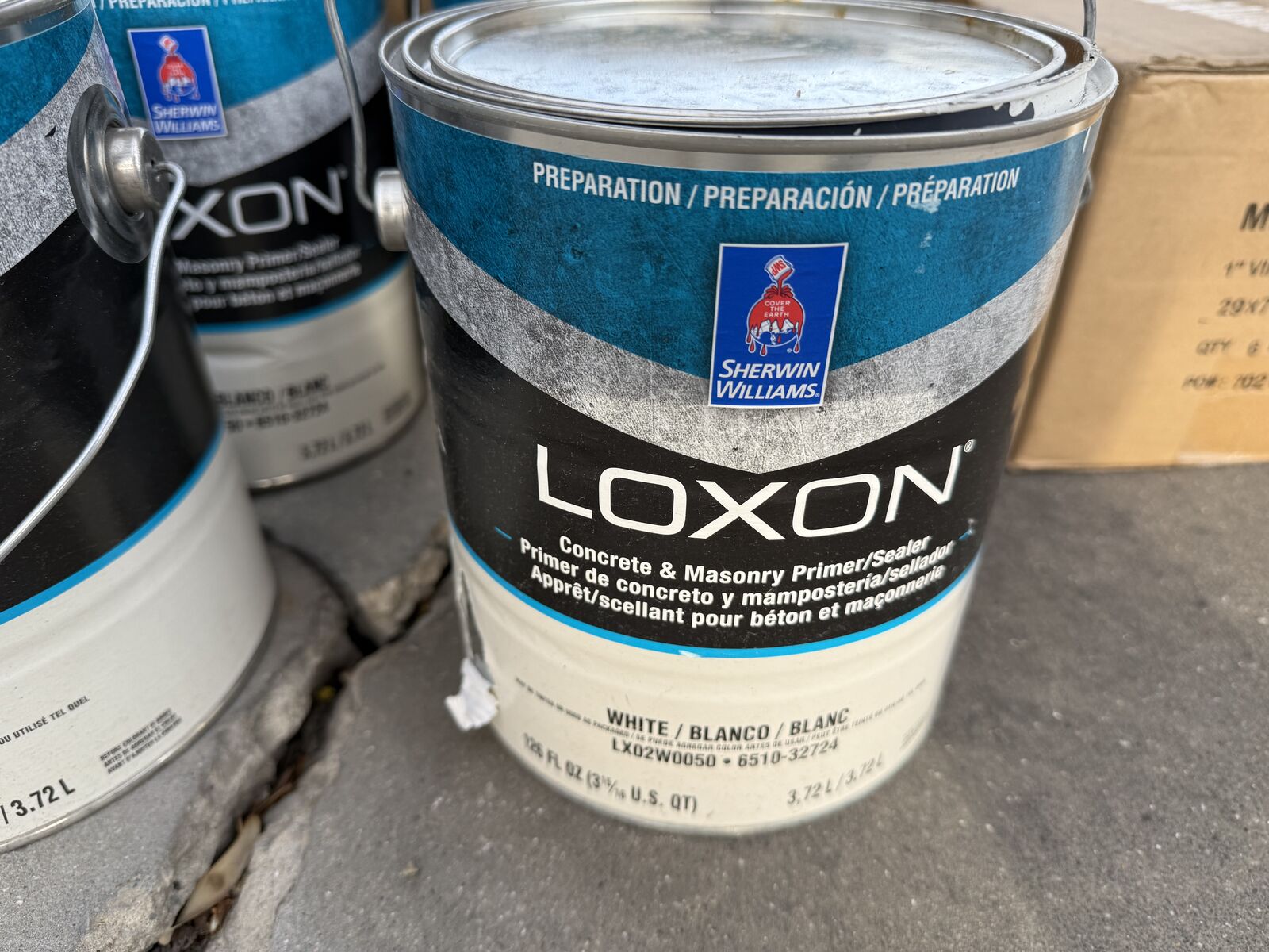 Lot of 4 Loxon sherwin William cement