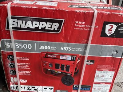 Snapper 4375 / 3500 -Watt Gasoline Single fuel Portable Generator