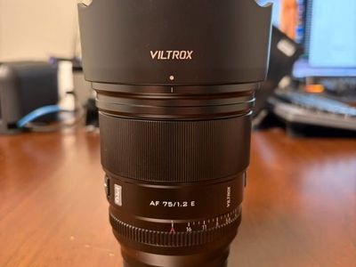 Viltrox 75mm f/1.2 (Sony E Mount) – Like New
