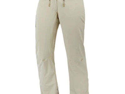 Salomon Brilliant Pant Womens Ski Pant (2024) - Plaza Taupe Size Medium