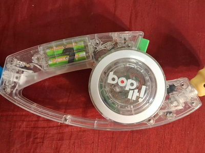 Vintage Hasbro Bop It! Clear Edition Interactive Electronic Game