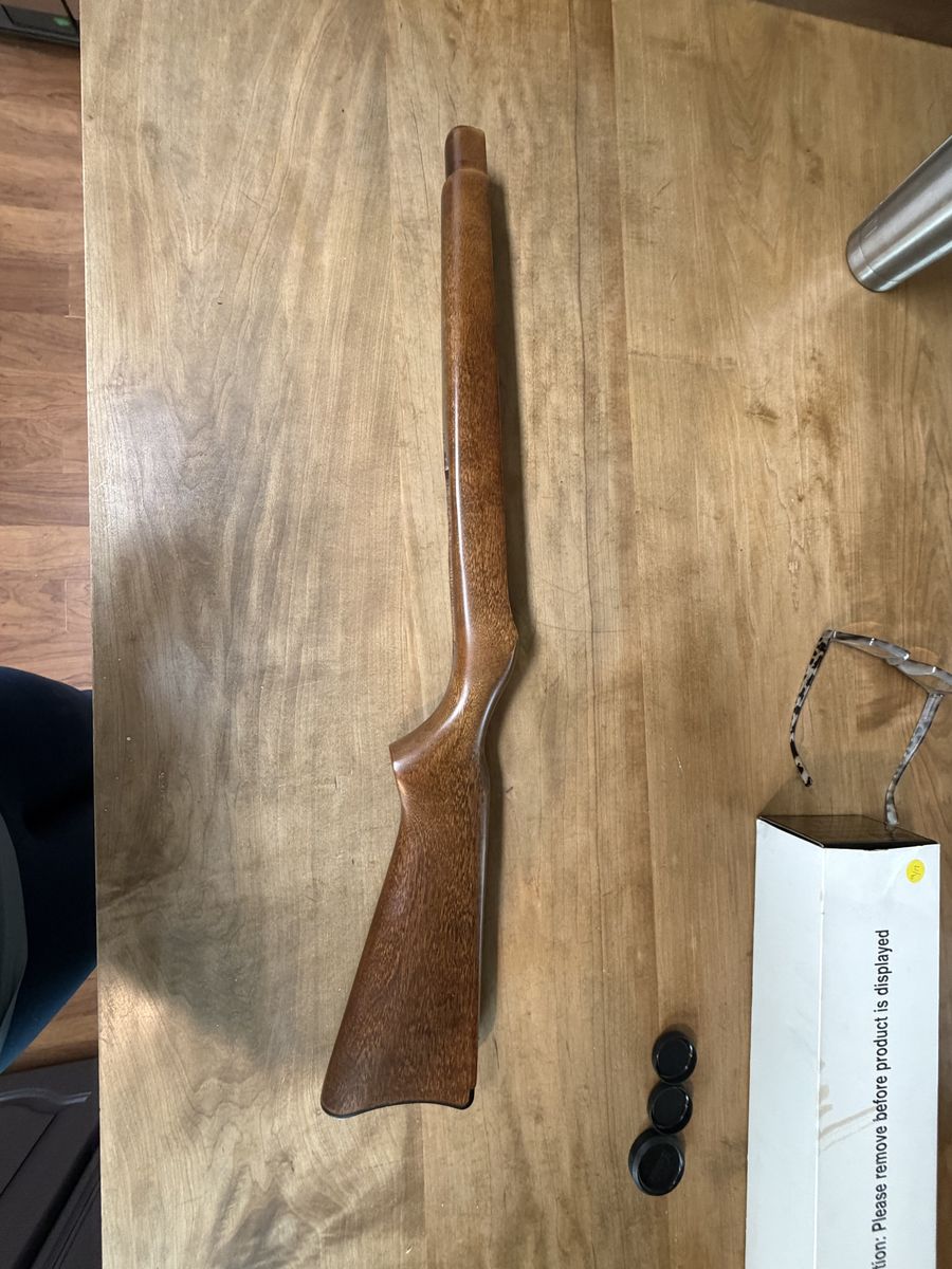 Ruger .22 wood Rifle Stock