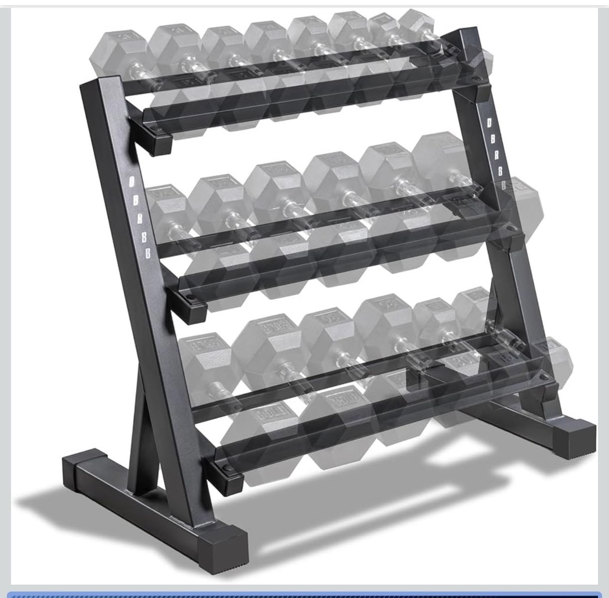 Marcy Weight Storage Organizer Rack for Dumbbells