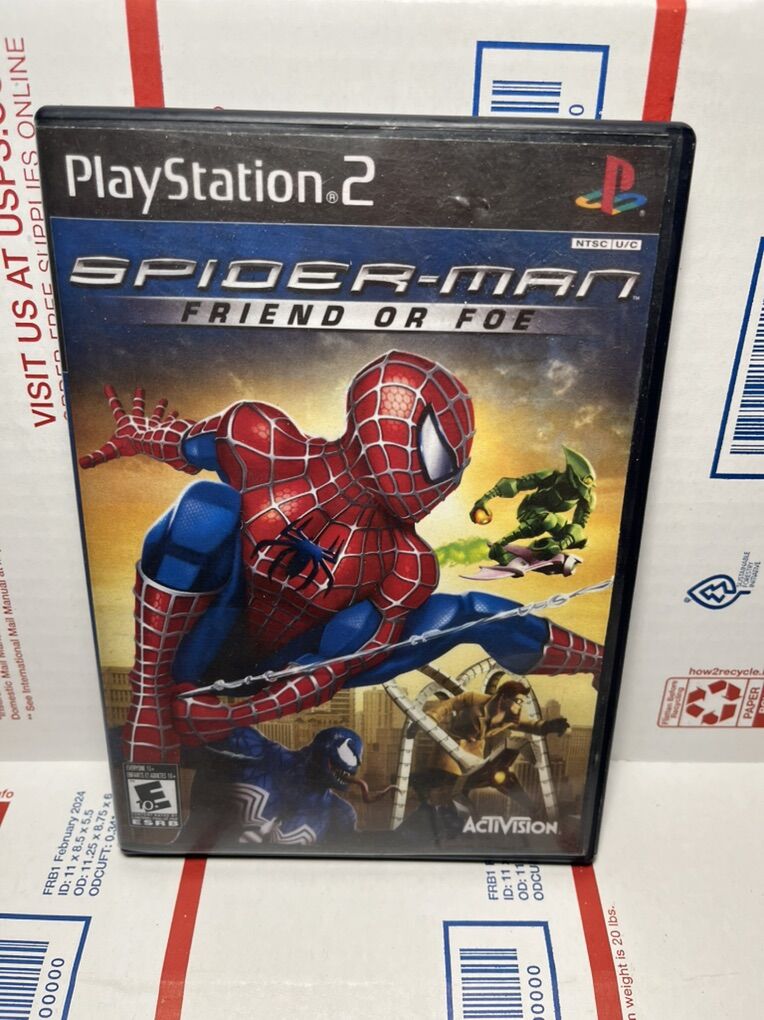 PS2 Spider-Man Friend OR Foe TESTED