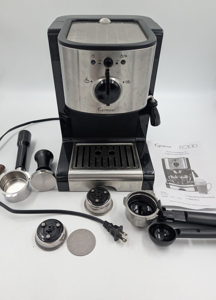 Capresso EC100 Pump Espresso & Cappuccino Machine with Accessories