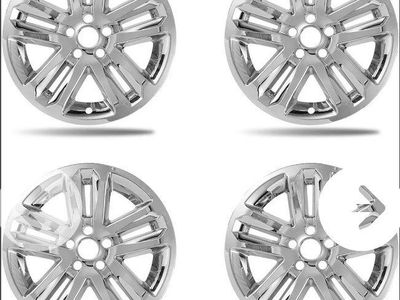 Set of 4 Chrome Wheel Covers for Ford Explorer 18-Inch Factory Wheels (NEW)