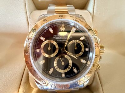 Rolex Daytona Cosmograph Two Tone 18K Gold SAVE $4000