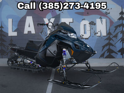 2026 Polaris® Patriot Boost RMK Khaos 155 Gloss Black / Blue Dusk