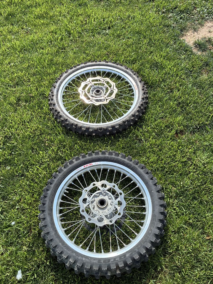 Like New RMZ 450 Excel Wheels and Tires