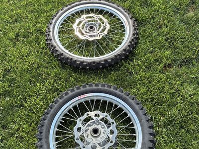 Like New RMZ 450 Excel Wheels and Tires