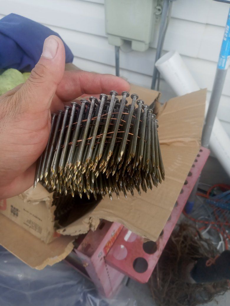 Collated Framing Nails - Wire Coil - Approx. 2.5 inch length - Bulk Box send o nails