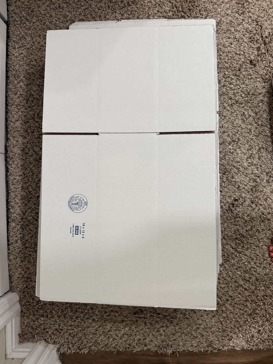 18x12x6 Boxes (17 boxes)