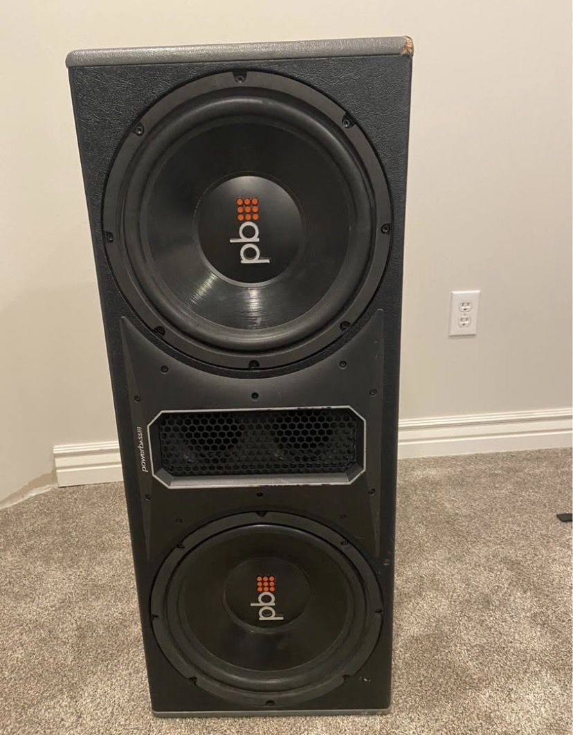 Power Bass 12in Subs and Amp
