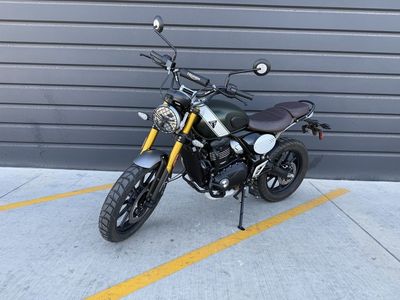 2025 Triumph Scrambler 400 X Matte Khaki Green / Fusion White