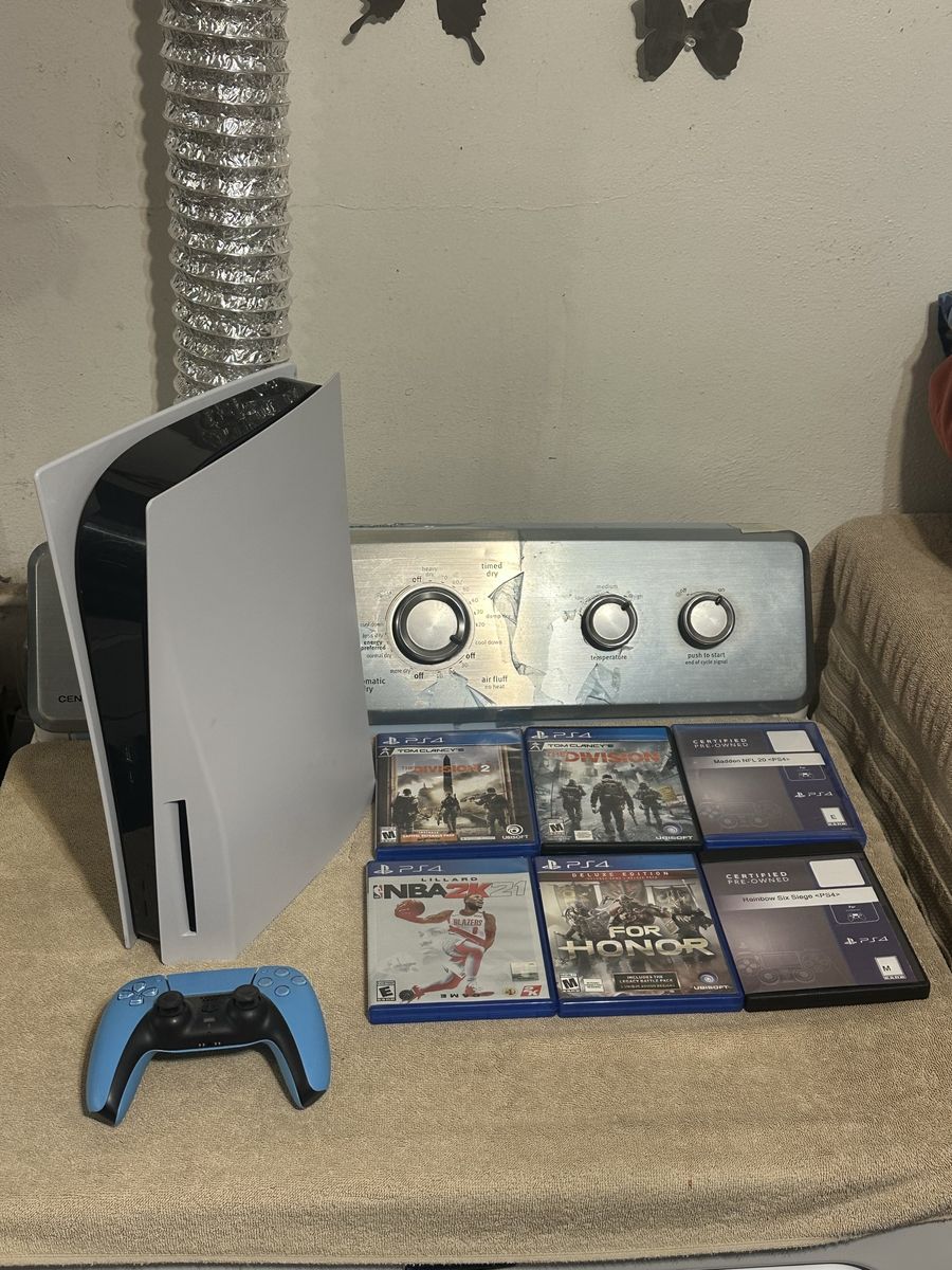 PS5 W/ 6 Games!