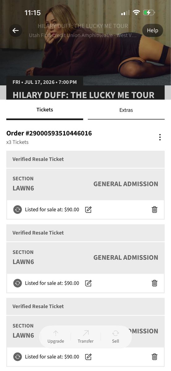 Hilary Duff Ultra Parking Pass