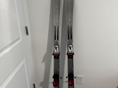 VOLANT T3 EPIC 65” Long Skis 165cm Stainless Steel