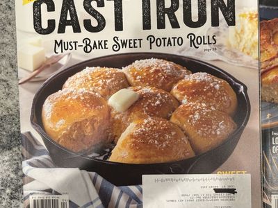 4 issues of 2023 Southern Cast Iron magazine, complete recipes to cook in your cast iron pans