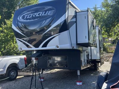 2017 Heartland Torque toy hauler with 12.5’ garage