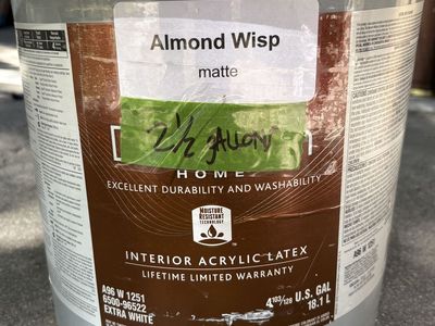Sherwin-Willaims interior DURATION matte sheen. Warm neutral tone.