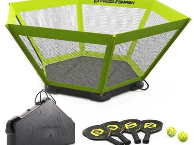 Pickleball Yard Game As Seen on Shark Tank / Paddlesmash (Full) with paddles and balls
